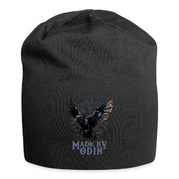 Made by odin Wikinger Kultur - Jersey-Beanie - Schwarz - Vorne