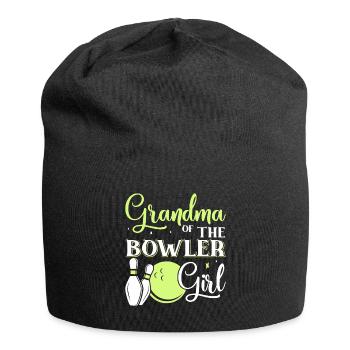 The grandmother of the bowler girl - Jersey Beanie - black - Front