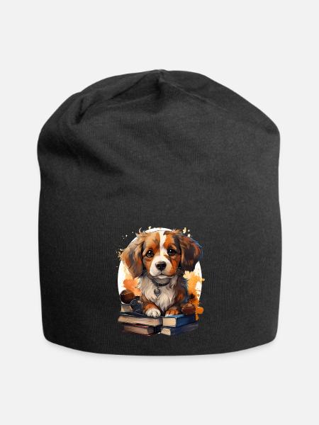 Beagle - Bonnet en jersey - noir