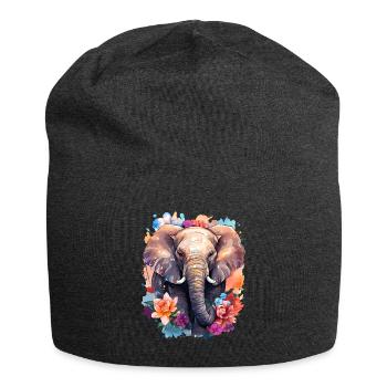 Elefant - Jersey-Beanie - Anthrazit - Vorne