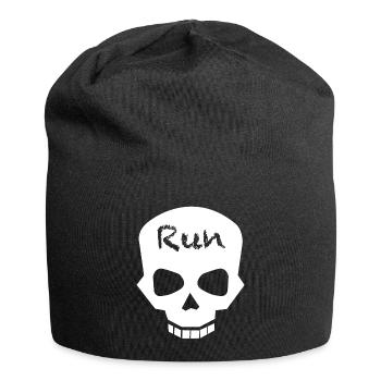 Renn | Totenkopf, Halloween, Skull - Jersey-Beanie - Schwarz - Vorne