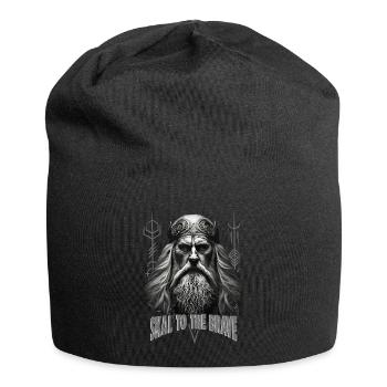Skal to the brave Wikinger Kultur - Jersey-Beanie - Schwarz - Vorne