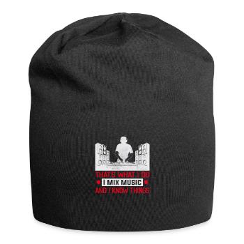 DJ Music Tourne-disque Club Producteur de musique - Bonnet en jersey - noir - Devant