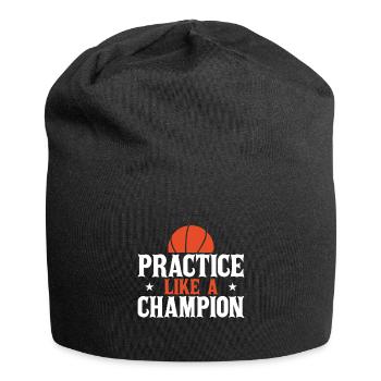 Practice like a champion - Jersey Beanie - black - Front