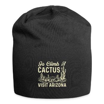 Climb a cactus Visit Arizona - Jersey Beanie - black - Front