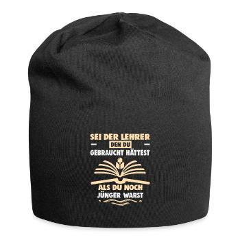 Meilleure idée de cadeau de pension pour les enseignants Étudiant - Bonnet en jersey - noir - Devant
