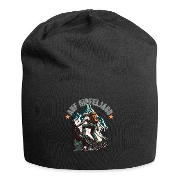 Conception de randonneurs pour les alpinistes et les grimpeurs - Bonnet en jersey - noir - Devant
