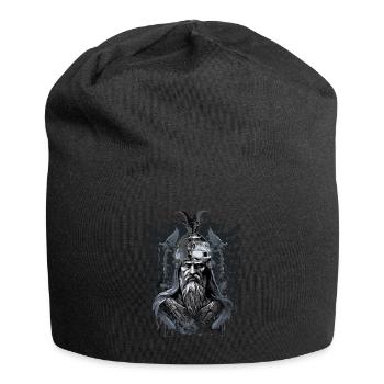 Albanischer Skanderbeg Kosovo Designs für Albaner - Jersey-Beanie - Schwarz - Vorne