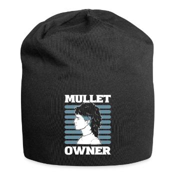 Mullet Propriétaire Coiffure Mullet Pride - Bonnet en jersey - noir - Devant