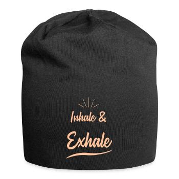 Inhale & Exhale - Jersey Beanie - black - Front