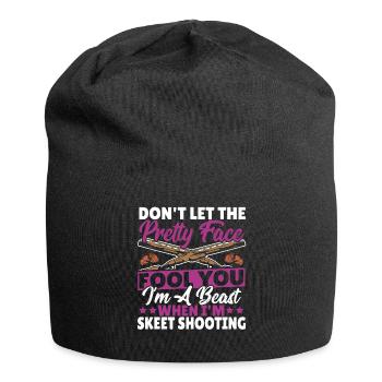 Clay Bird Hunter Sports Skeet Shooting Skeet - Jersey Beanie - black - Front