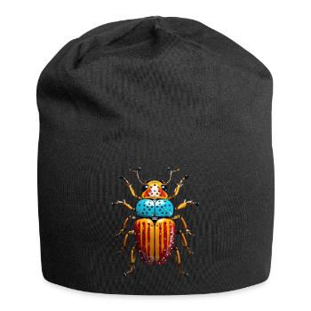 Abstract - Jersey Beanie - black - Front