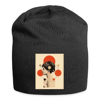 Leo - Jersey Beanie - black - Front