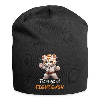 Löwen Baby Train Hard Fight Easy - Jersey-Beanie - Schwarz - Vorne