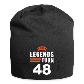 Legends turn 48, 48 birthday - Jersey Beanie - black - Front