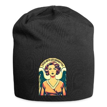 Oh mon dieu ! Oh my god ! OMG - Bonnet en jersey - noir - Devant