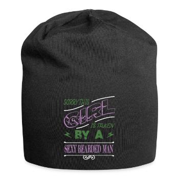 sayings beard fear harden joke football club - Jersey-Beanie - Schwarz - Vorne