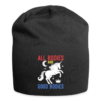 All Bodies Are Good Bodies - Jersey Beanie - black - Front