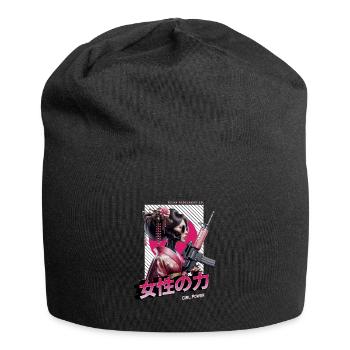 Geisha Cyber Chic - Bonnet en jersey - noir - Devant