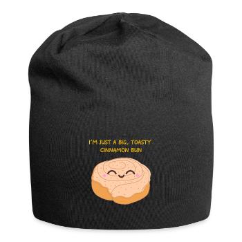 I'm A Big, Toasty Cinnamon Bun . Patisserie - Jersey Beanie - black - Front