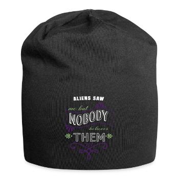Science Fiction Aliens Alien Alien Pun Présent - Bonnet en jersey - noir - Devant