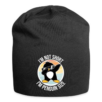 Je ne suis pas court, je suis pingouin taille dabbing dab dance - Bonnet en jersey - noir - Devant