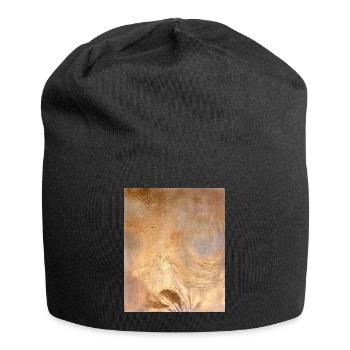 Soleil d'or - Bonnet en jersey - noir - Devant