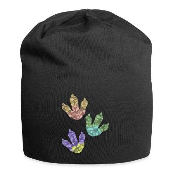 Imprimés DINOSAURES - Bonnet en jersey - noir - Devant