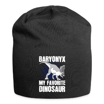 Prehistoric Dinosaur Dinosaurier - Jersey Beanie - black - Front