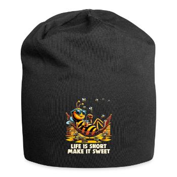 Amoureux des abeilles Apiculteurs Amis de la nature Apiculteurs - Bonnet en jersey - noir - Devant