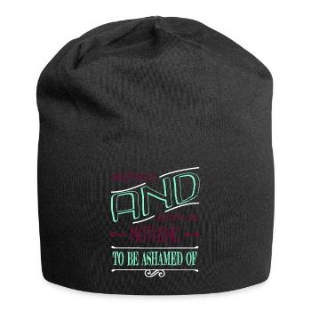 Tronçonneuse amusante charpentier cadeau idée cool - Bonnet en jersey - noir - Devant