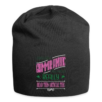 Author Anniversary Bday Bicycle Novelist Sayings - Jersey Beanie - black - Front