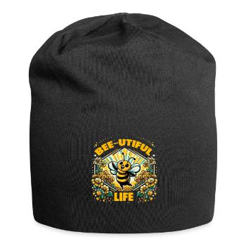 Bee Lovers Beekeepers Naturefriends Beekeepers - Jersey Beanie - black - Front