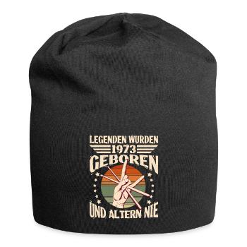 51st birthday Year of construction 1973 Legend 51 years - Jersey Beanie - black - Front