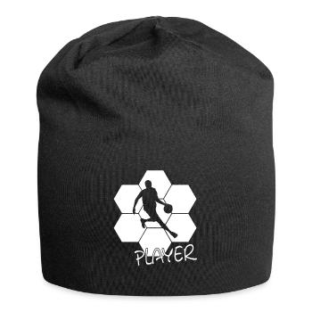 Player Basketball Streetball Bball - Jersey-Beanie - Schwarz - Vorne