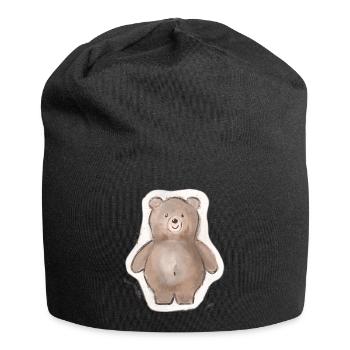 Fat Bear - Jersey Beanie - black - Front