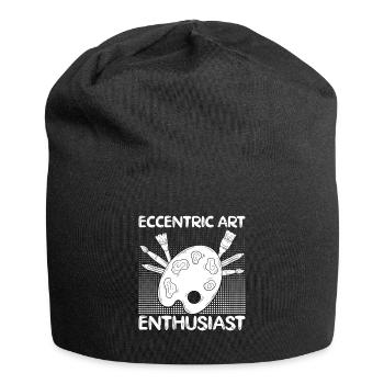 Funny Art Painter Eccentric Art Enthusiast Drawing - Jersey Beanie - black - Front