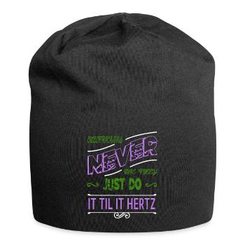 humor job retired bday engineer craft geek - Jersey-Beanie - Schwarz - Vorne