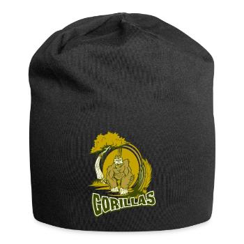 Gorilla - Jersey-Beanie - Schwarz - Vorne