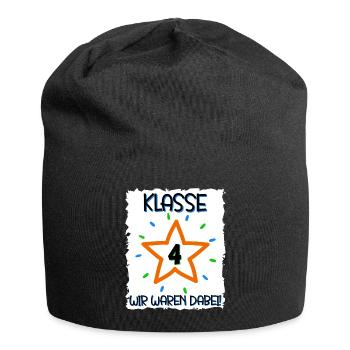 4e année Nous étions là Remise des diplômes 4e année - Bonnet en jersey - noir - Devant