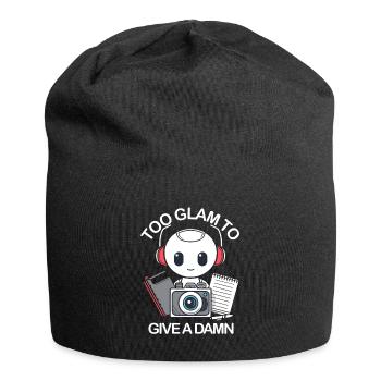 Créateur numérique trop glamour pour se donner un foutu social - Bonnet en jersey - noir - Devant