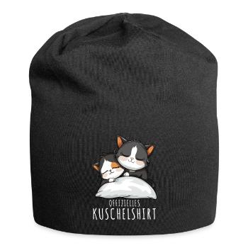 Chats Chemise de nuit officielle Chat - Bonnet en jersey - noir - Devant