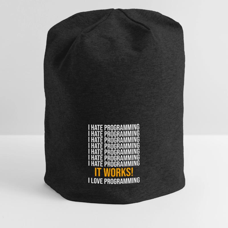 Programmierer Entwickler Programmierer Programmieren IT Computer Jersey-Beanie