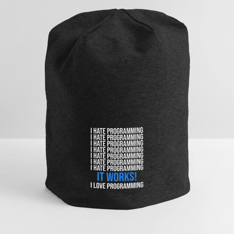 Programmierer Entwickler Programmierer Programmieren IT Computer Jersey-Beanie