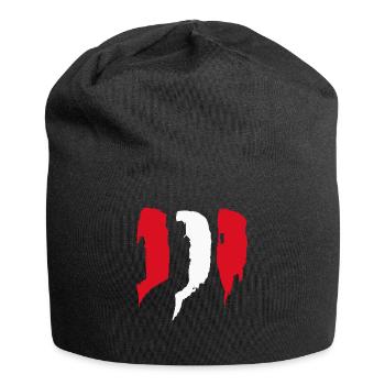 Peru Style Stripes - Jersey Beanie - black - Front