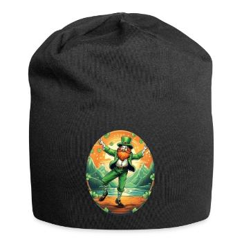 Danse trèfle de la Saint-Patrick - Bonnet en jersey - noir - Devant