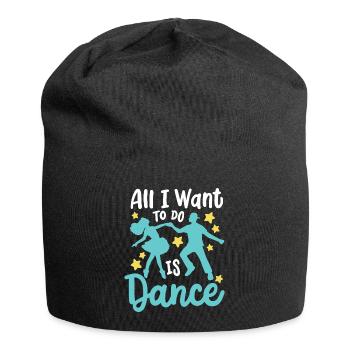 Tanzen Tanzpaar Tänzer - Jersey-Beanie - Schwarz - Vorne
