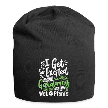 Gartenarbeit Gärtner - Jersey-Beanie - Schwarz - Vorne