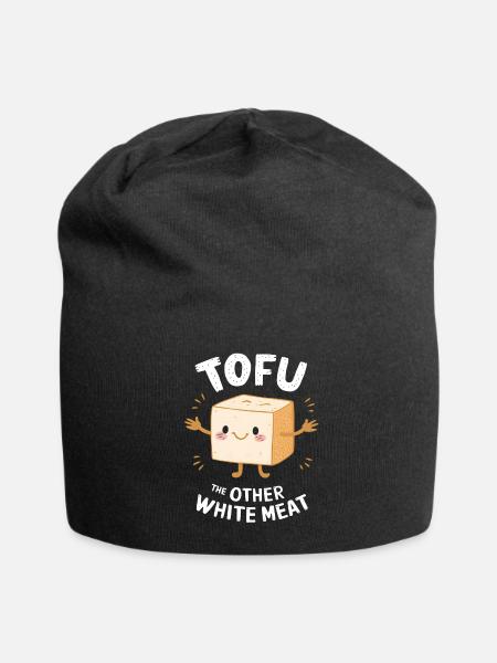 Tofu Lustiges - Jersey-Beanie - Schwarz