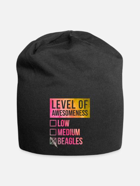 Beagle Beagle Beagle - Jersey-Beanie - Schwarz